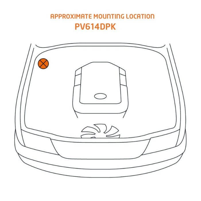 Toyota 200 Series Mounting Location