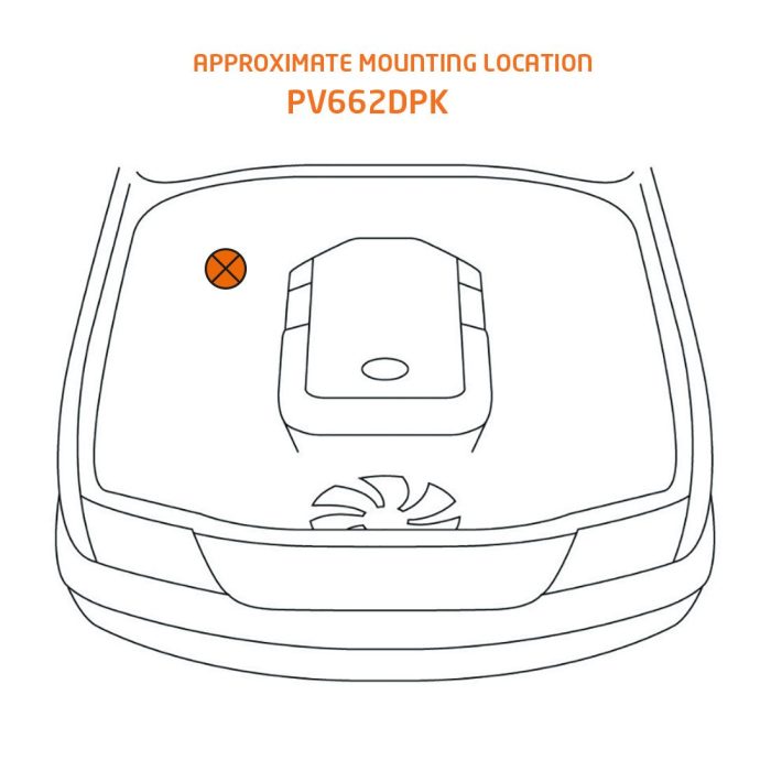 Toyota Hilux Mounting Location